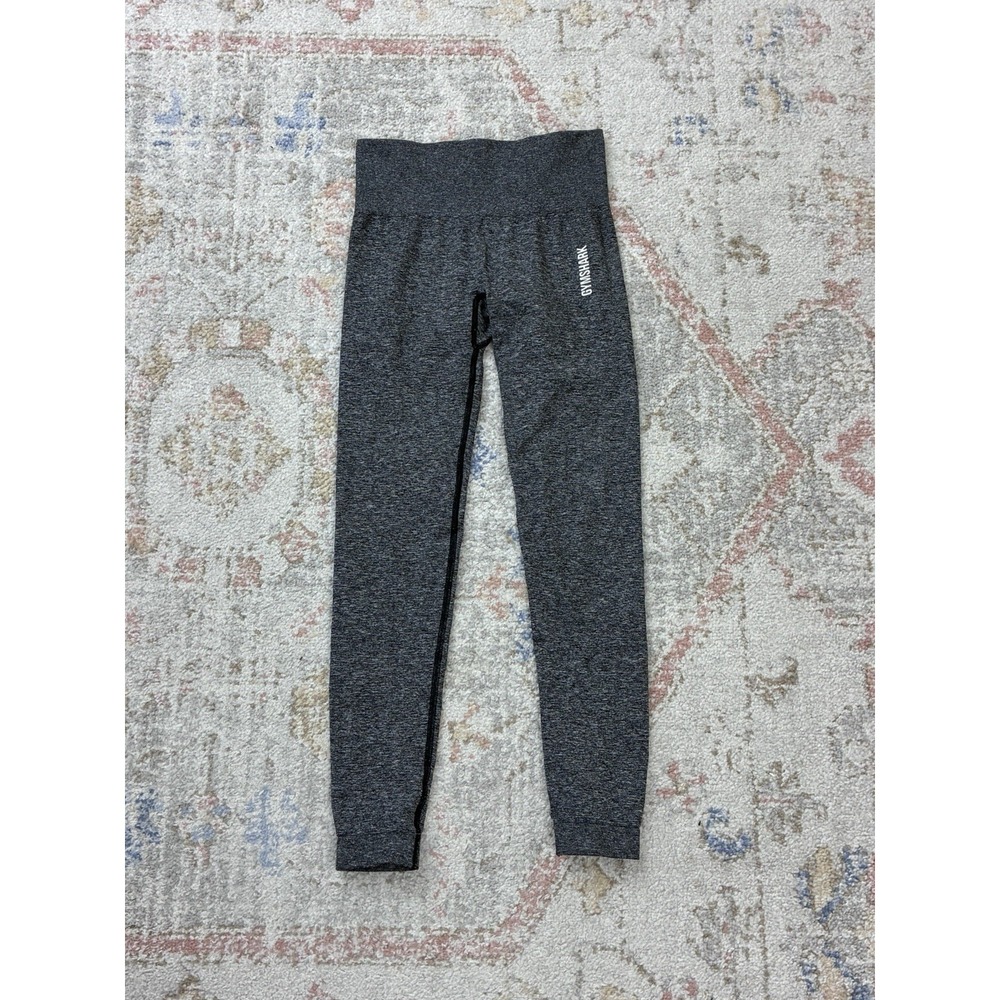 Gymshark Adapt Marl Seamless Leggings Gray High Rise Athletic Activewear XS